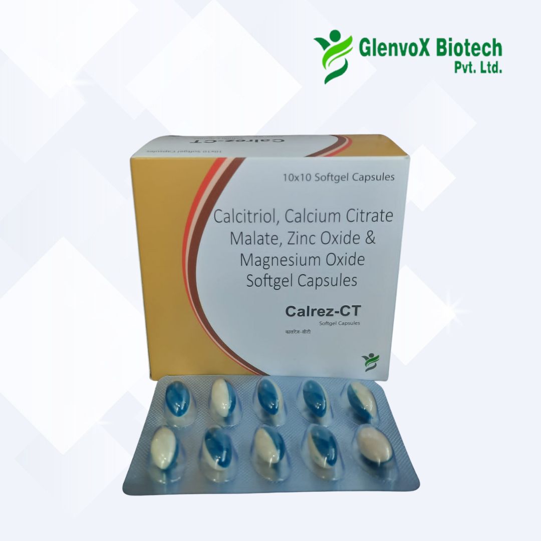 Calcitriol, Calcium Citrate Malate, Zinc Oxide & Magnesium Oxide Softgel Capsules